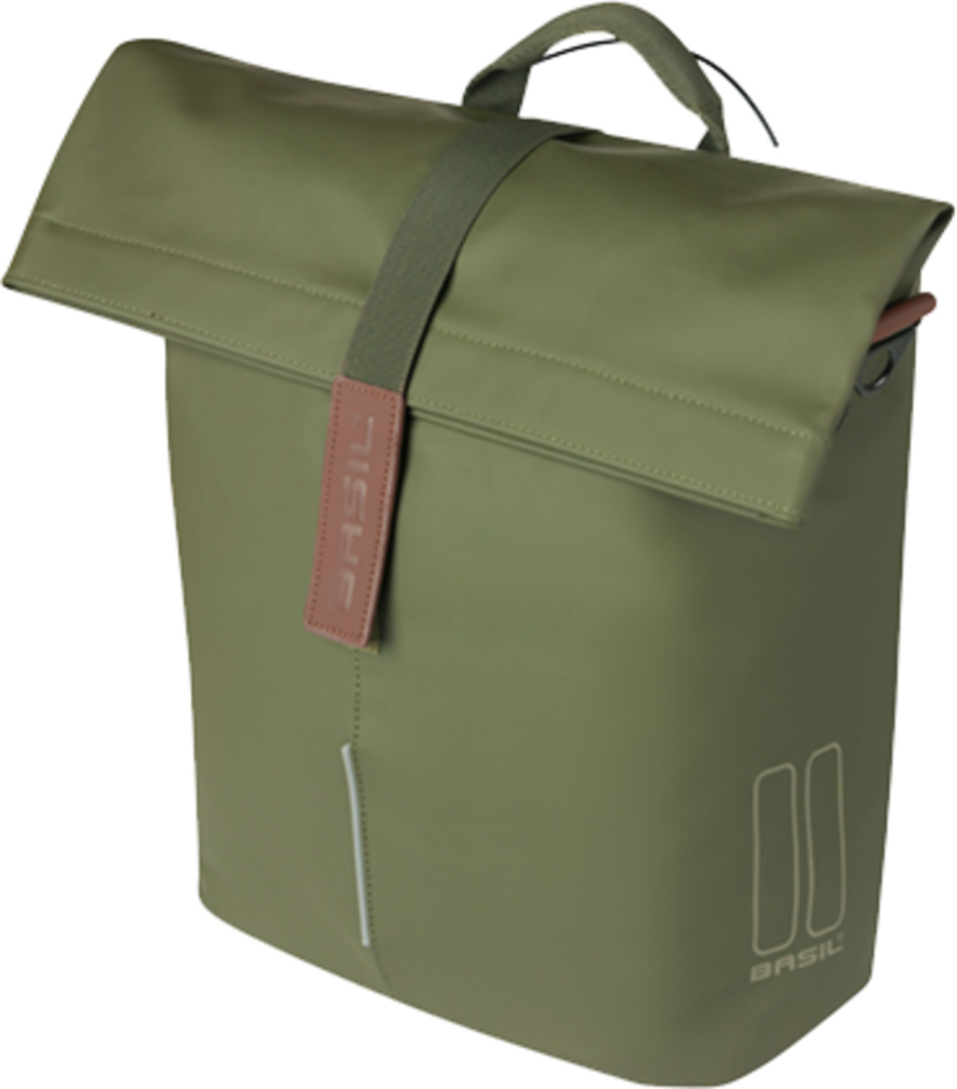 Basil City Fahrradshopper MIK Studs, 14-16L, moss green