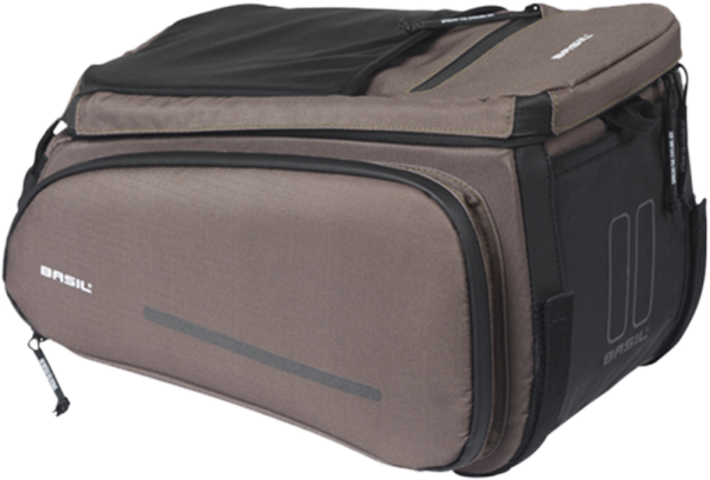 Basil Move Gepäckträgertasche, 10-26L, braun