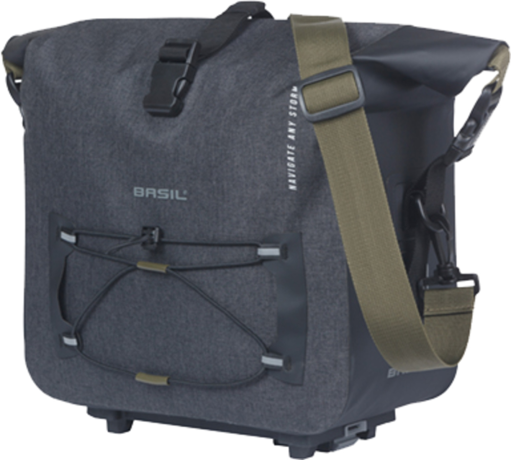 Basil Navigator Storm Gepäckträgertasche MIK, 13L, black