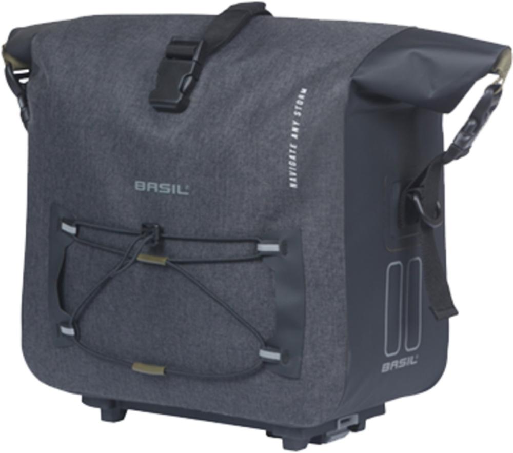 Basil Navigator Storm Gepäckträgertasche MIK, 13L, black