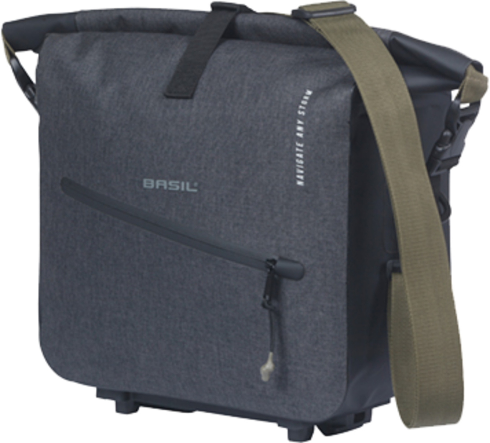 Basil Navigator Storm Gepäckträgertasche MIK, 13L, black