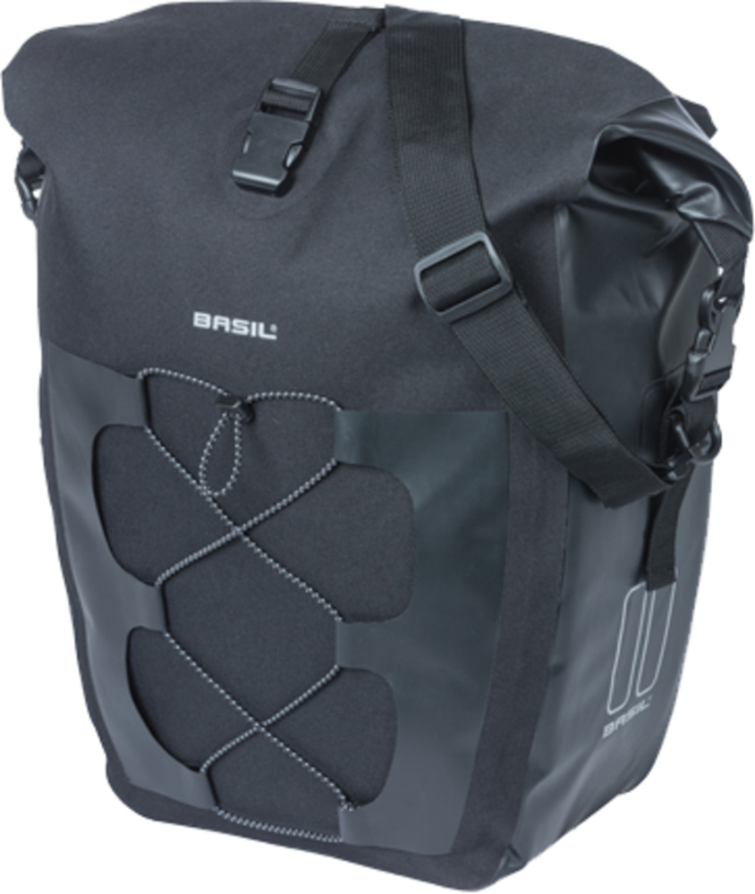 Basil Navigator Waterpr. L,MIK Studs,Einzeltasche, 22L, sch