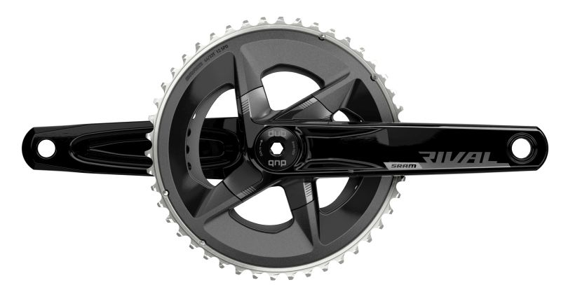 SRAM Kurbel Rival D1 175mm 46-33Z DUB 107BCD Alu Black