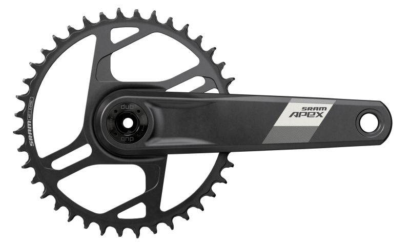 SRAM Kurbel Apex 1x D1 172.5mm 40ZZ DUB Wide Direct Mount Alu