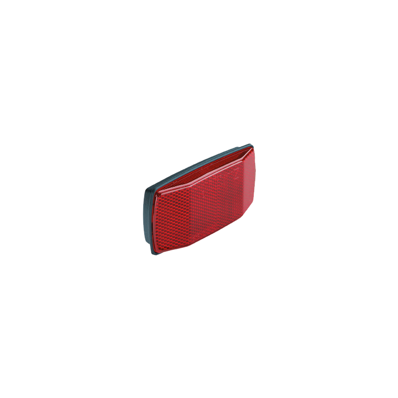 Rückstrahler, Grossfläche ROT, an Sattelklemme, 316WZX, he10
