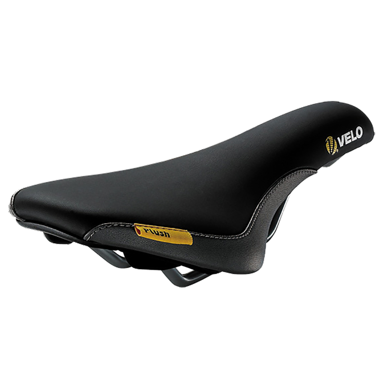 Sattel, Aero, Damen, Vinyl Oberfläche, schwarz/grau