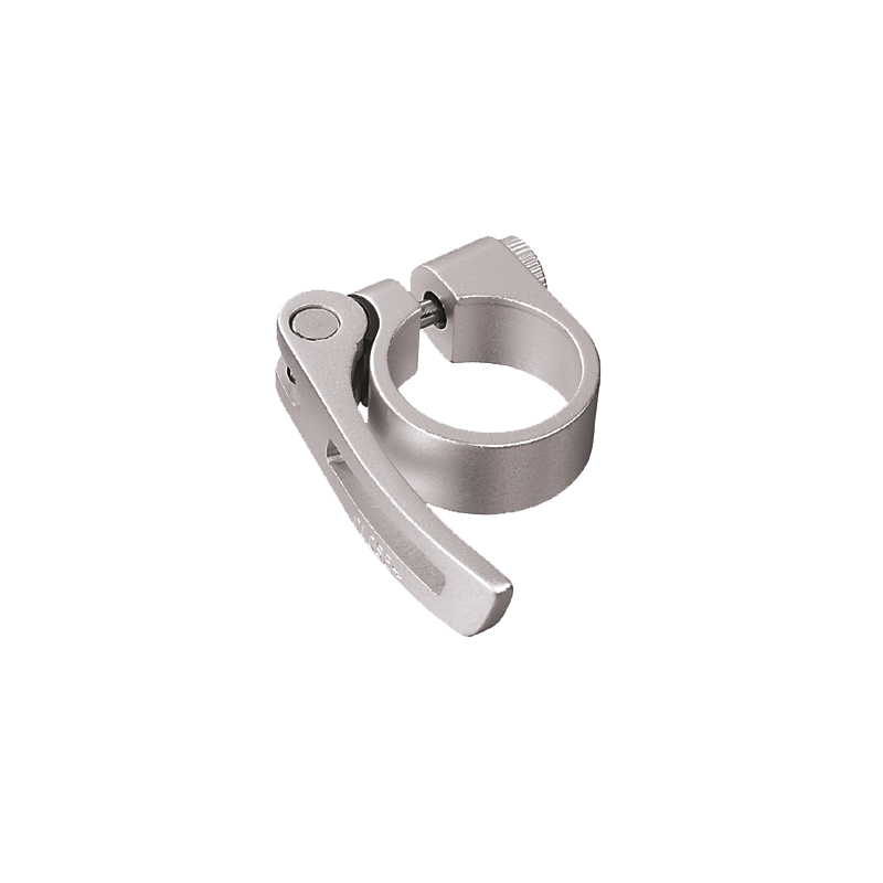 Sattelklemme mit Schnellspanner, 31.8 ALU 6061 silver-sand