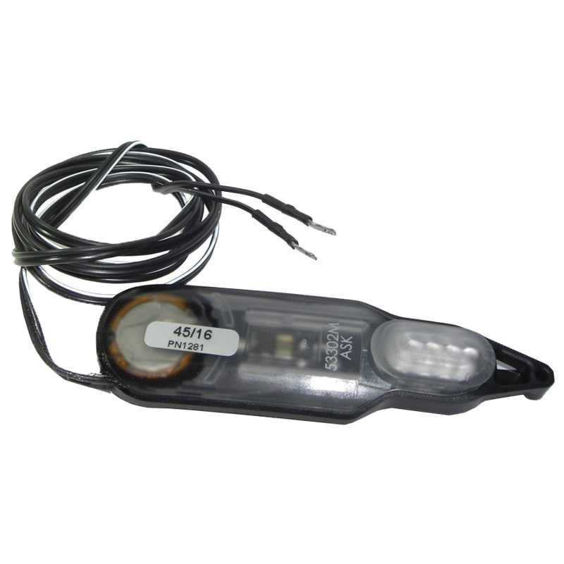 Rücklicht Dynamo, XelTec WEISS-KLAR MINI plus, 4-LED, 53302M5ASK