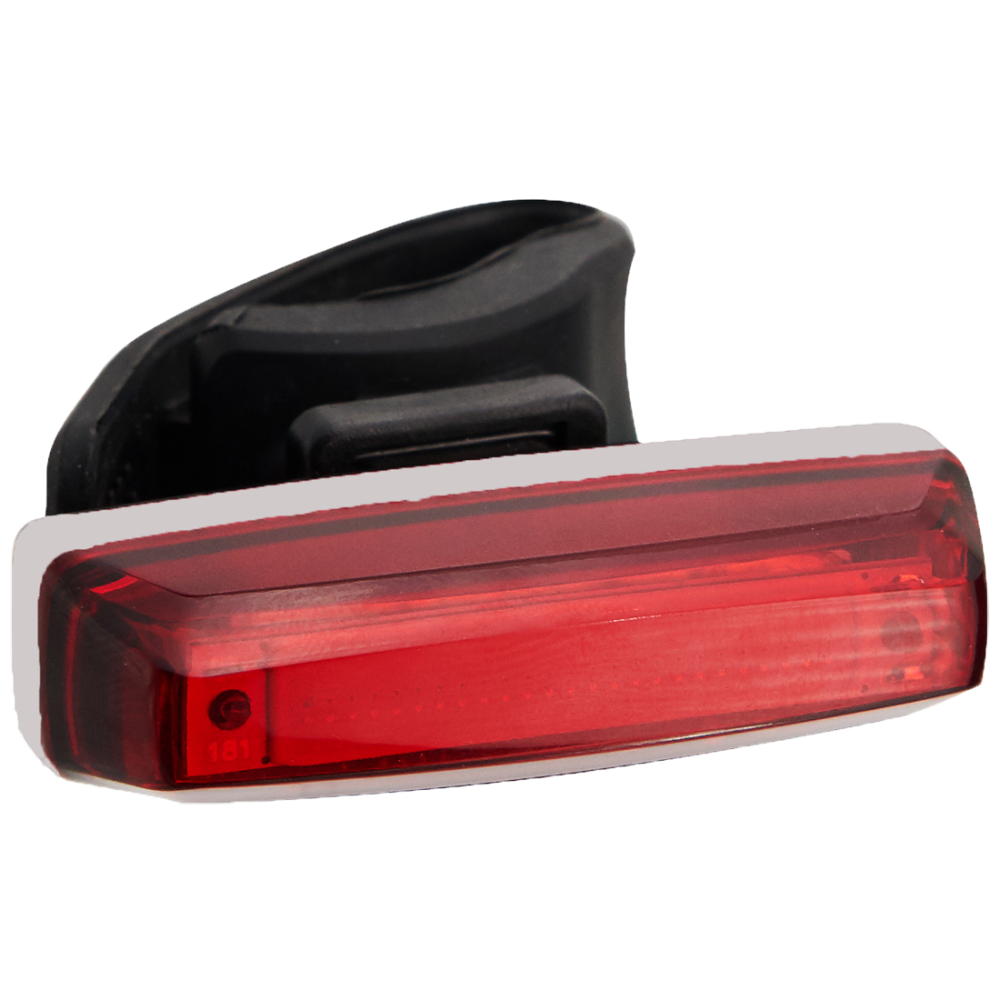 Rücklicht, COB LED, 3 Funktionen, bis 35 Lumen, USB Akku inside, inkl. Strech-Schnellspannverschluss