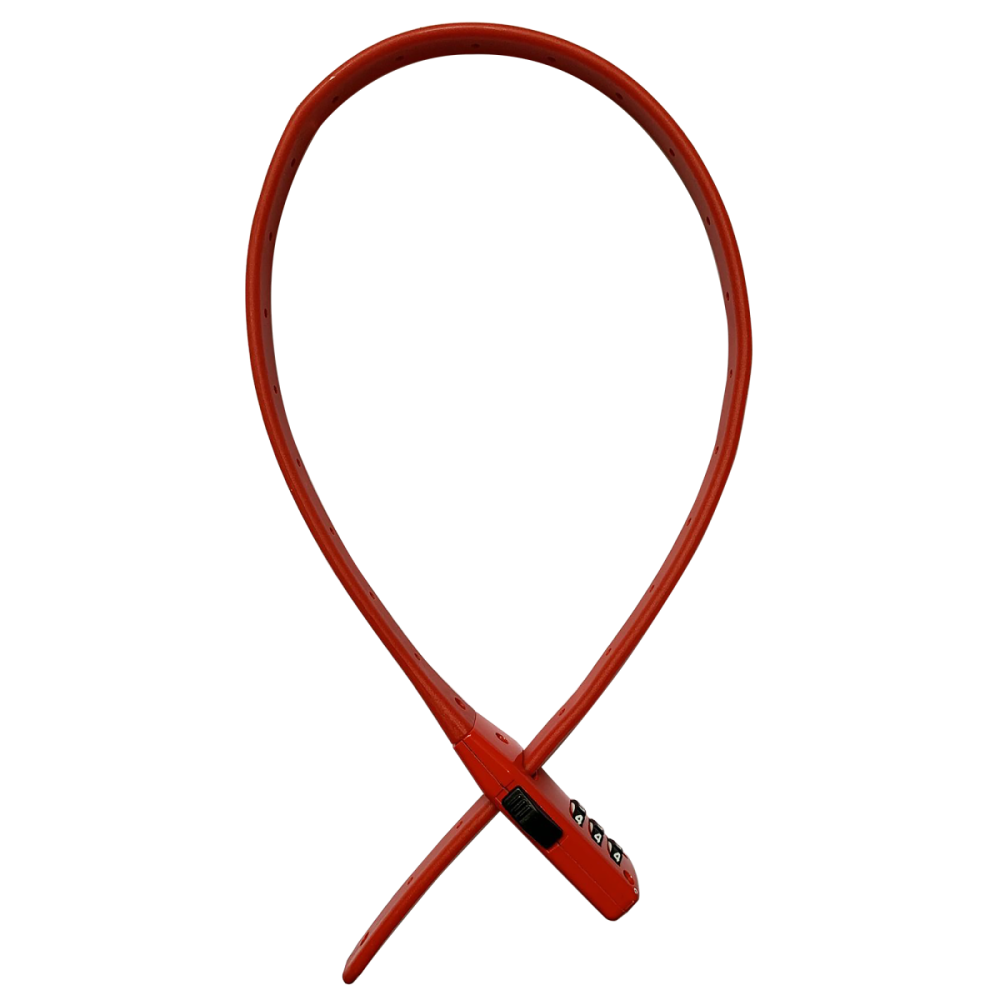 Rasterschloss, Zahlen, rot, Länge: 48 cm, Ø 11 mm