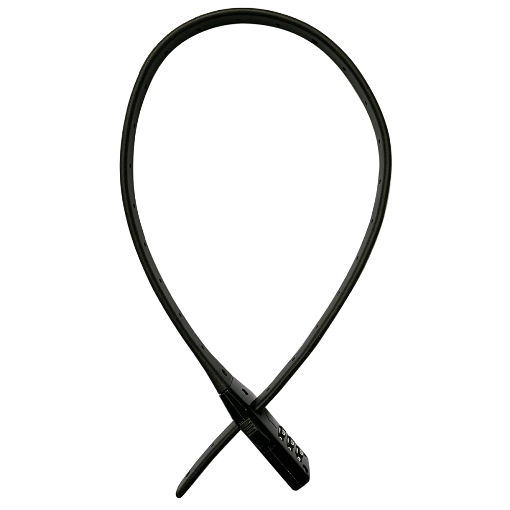 Rasterschloss, Zahlenkombination, schwarz, Länge: 48 cm, Ø 11 mm