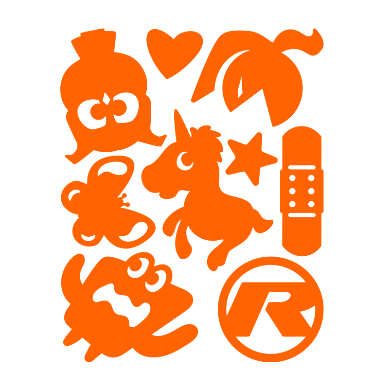 Reflektor, Re:flex, Kids, charm orange