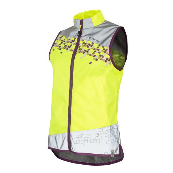 Leuchtweste, AMY Jacket, gelb, GELB, L