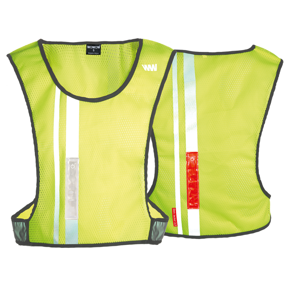 Leuchtweste, DARK JACKET 3.2, jaune, GELB, XS-S