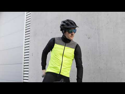 Leuchtweste, POGGIO JACKET, gelb, GELB, XL