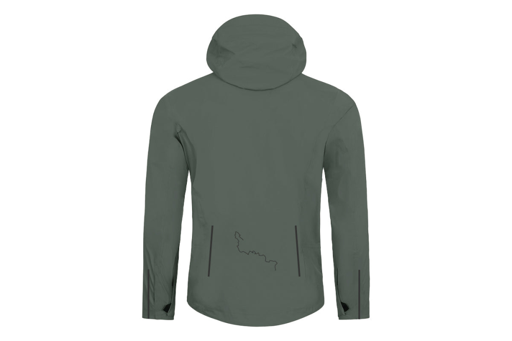 Albion Cycling Unisex Zoa Rain Shell (Shale Green)