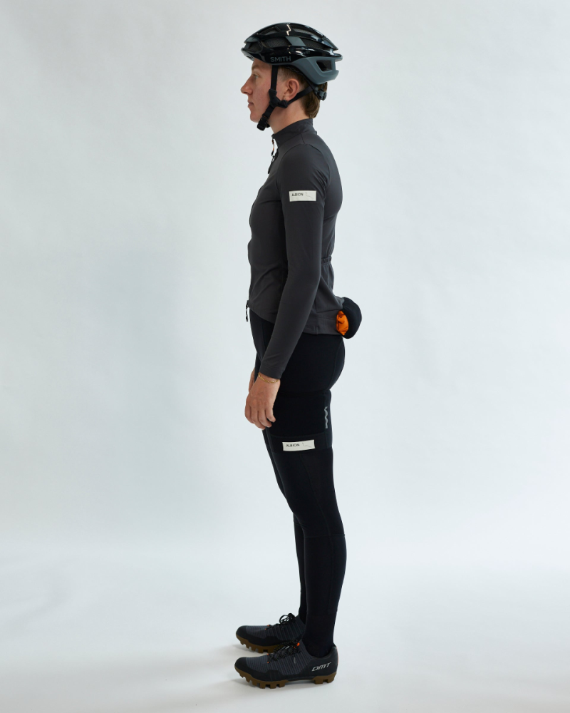 Albion Cycling Women's Traverse Long Sleeve Jersey (Charcoal)