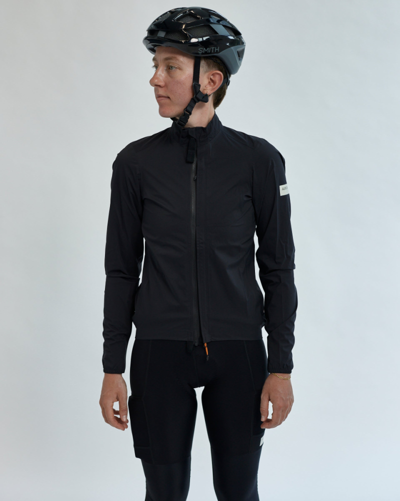 Albion Cycling Men's All Road Pertex® Shield Rain Jacket (Black)