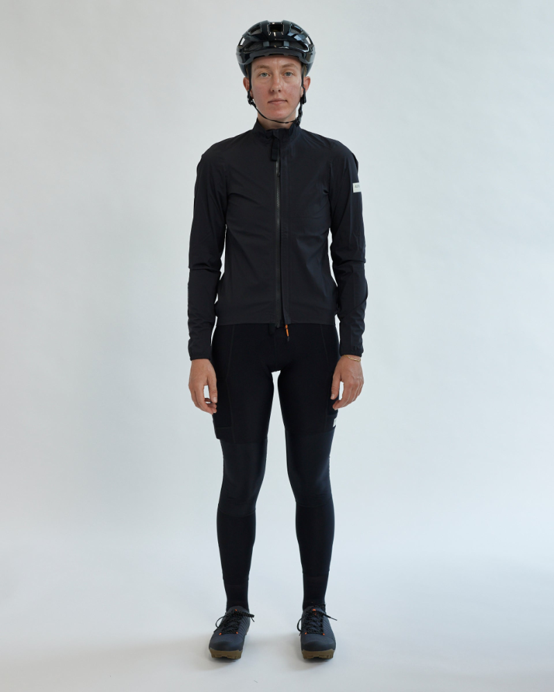 Albion Cycling Men's All Road Pertex® Shield Rain Jacket (Black)