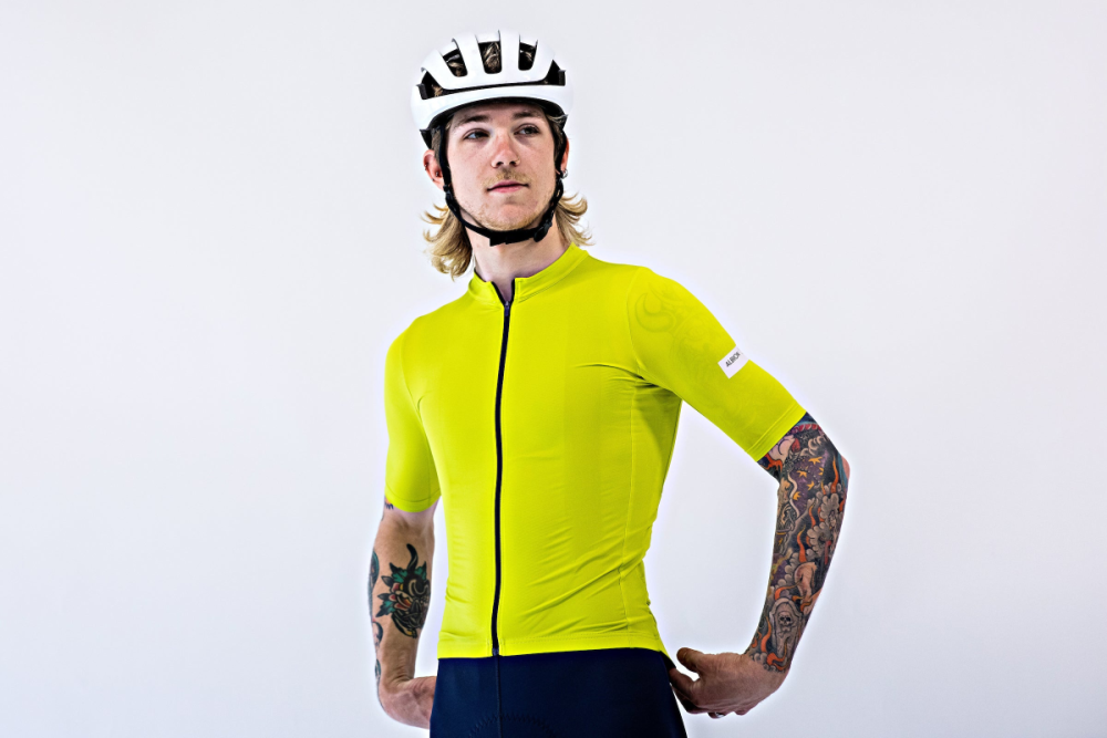 Albion Cycling Women's All Road Short Sleeve Jersey (Fluro Green)