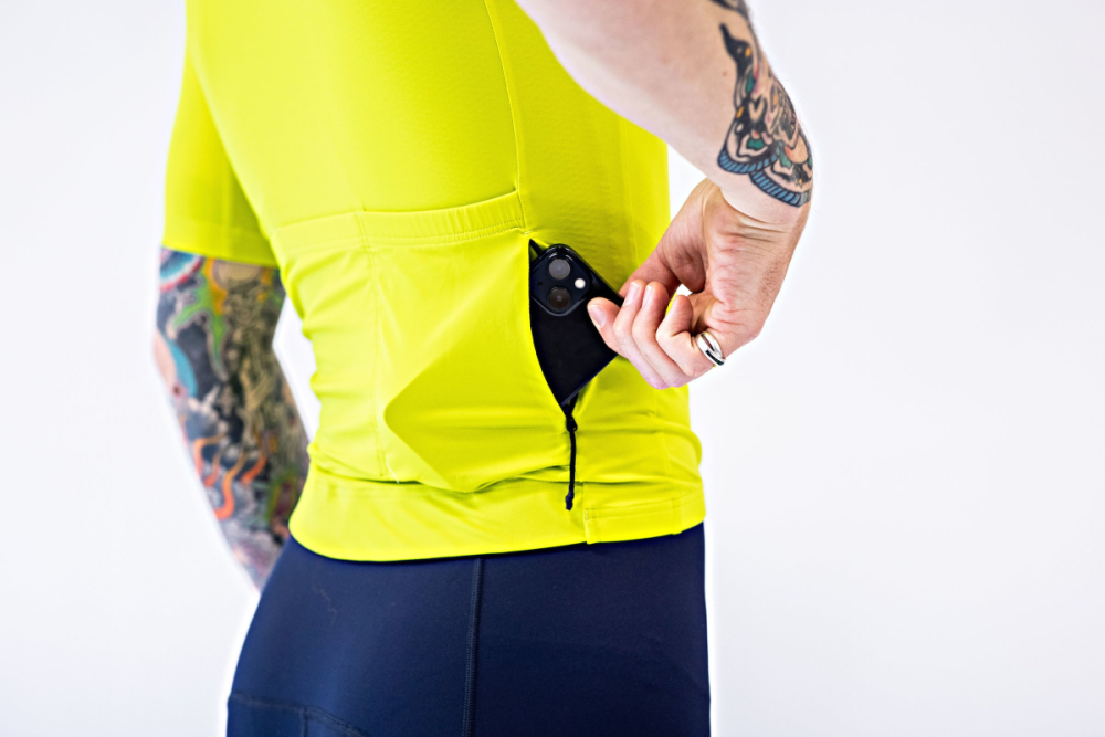 Albion Cycling Women's All Road Short Sleeve Jersey (Fluro Green)