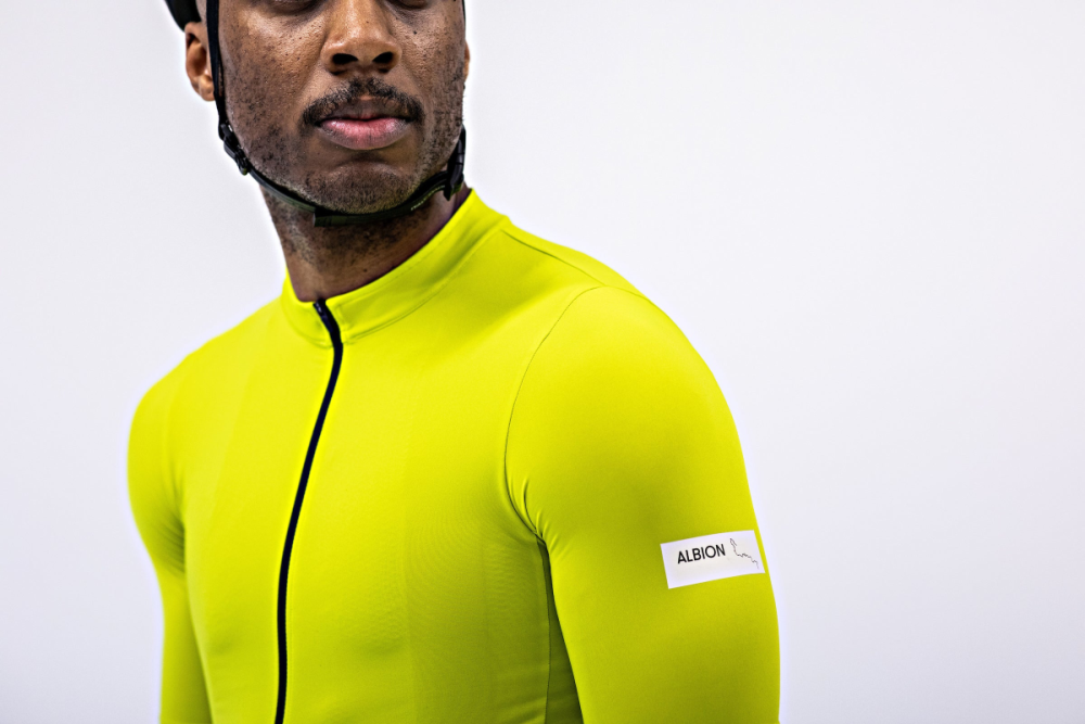 Albion Cycling Women's All Road Short Sleeve Jersey (Fluro Green)