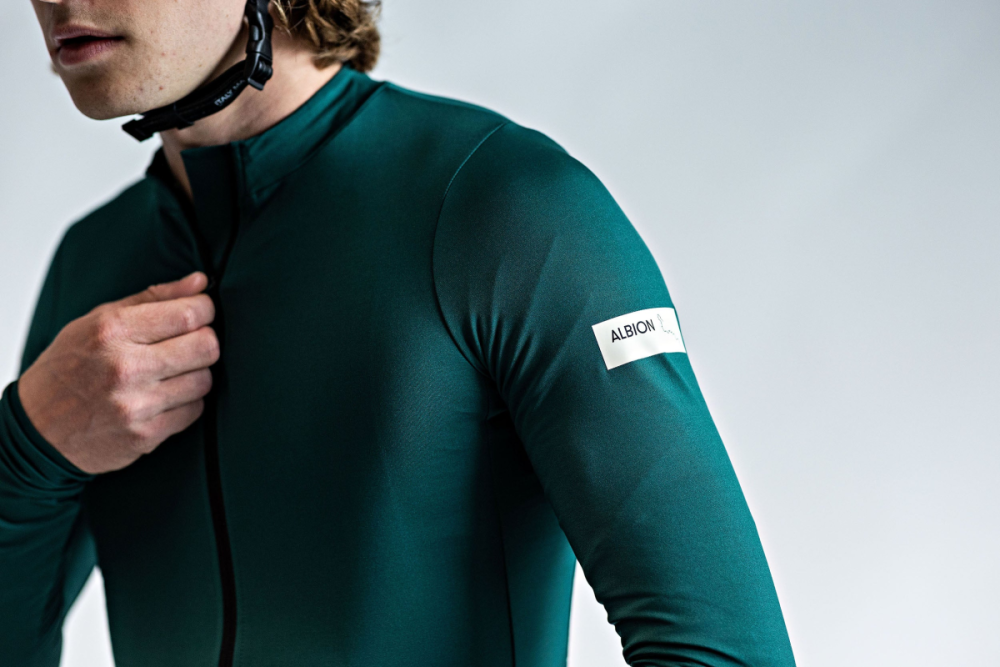 Albion Cycling Women's All Road Long Sleeve Jersey (Botanical Green)