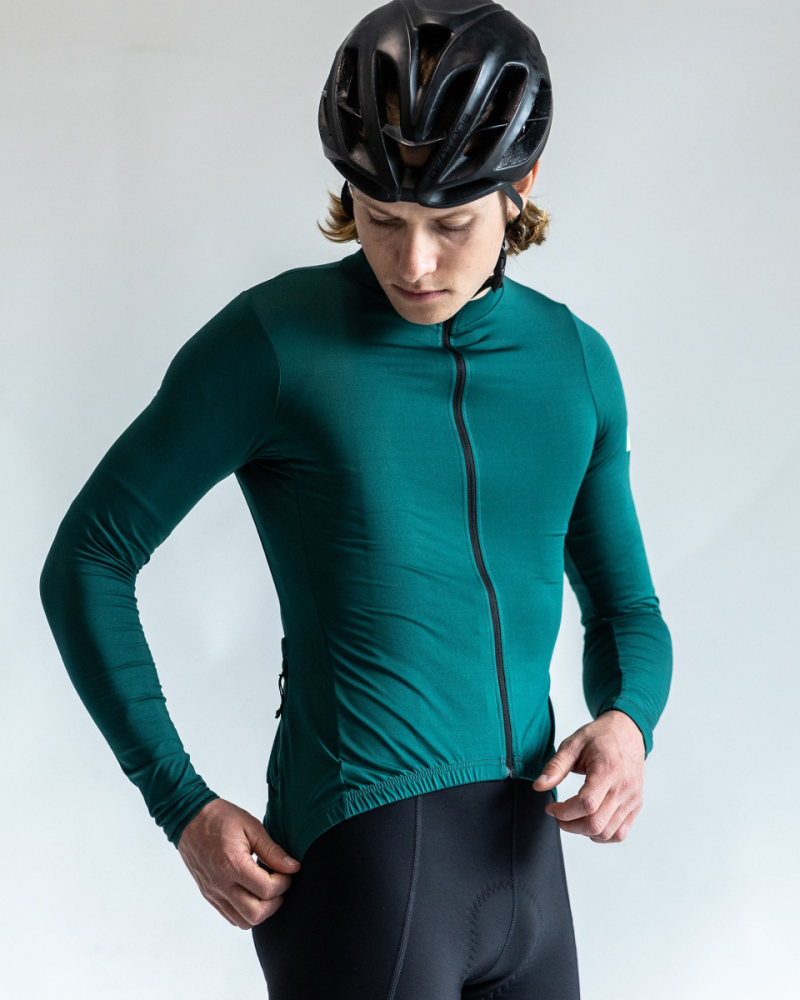 Albion Cycling Women's All Road Long Sleeve Jersey (Botanical Green)