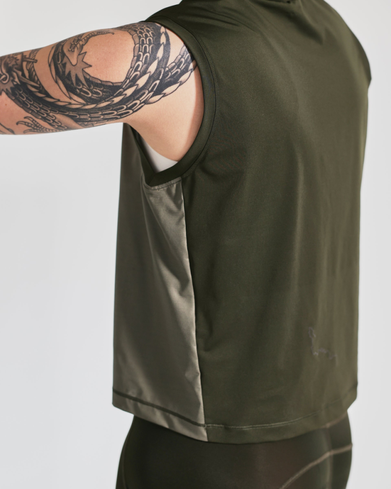 Albion Cycling Women's Sleeveless Riding T-Shirt (Rosin)