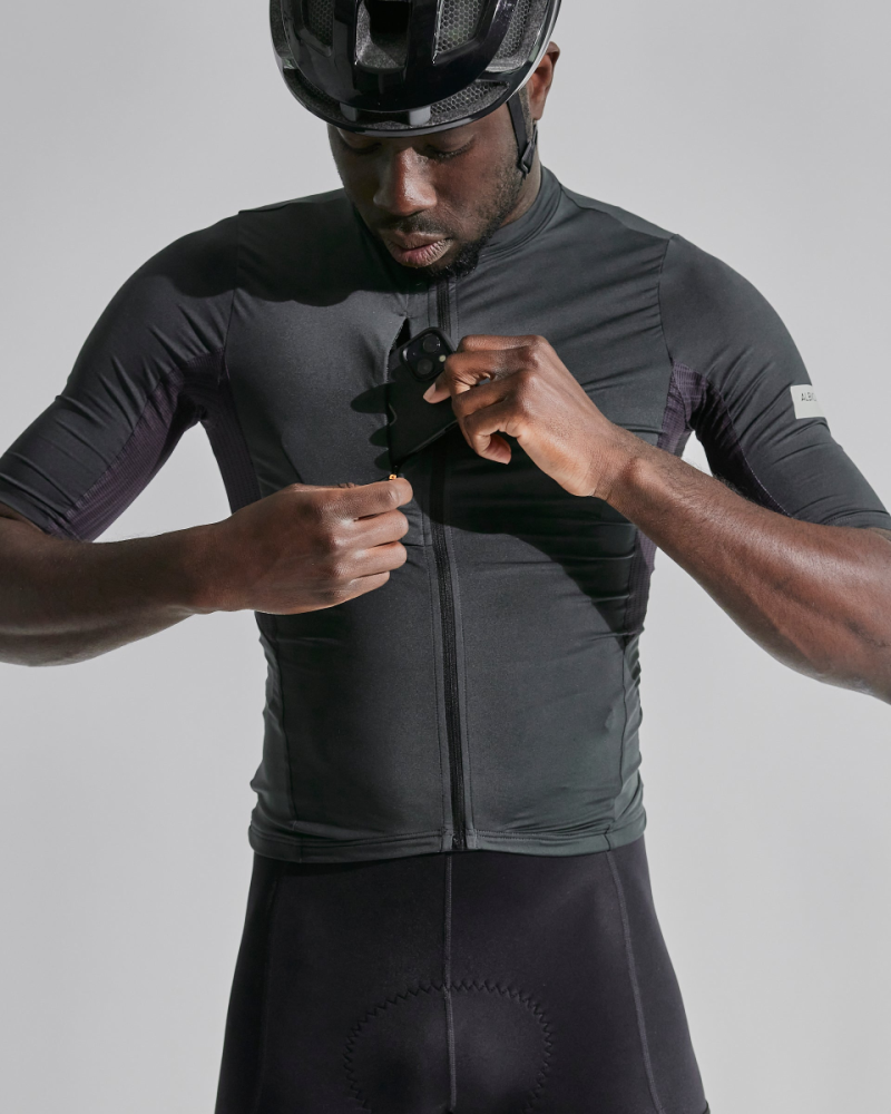 Albion Cycling Men's Traverse Jersey (Slate)