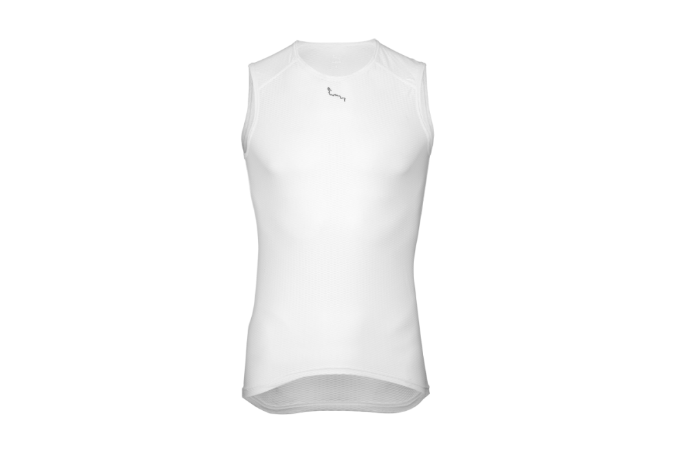 Albion Cycling Men's All Road Sleeveless Mesh Base Layer (White)