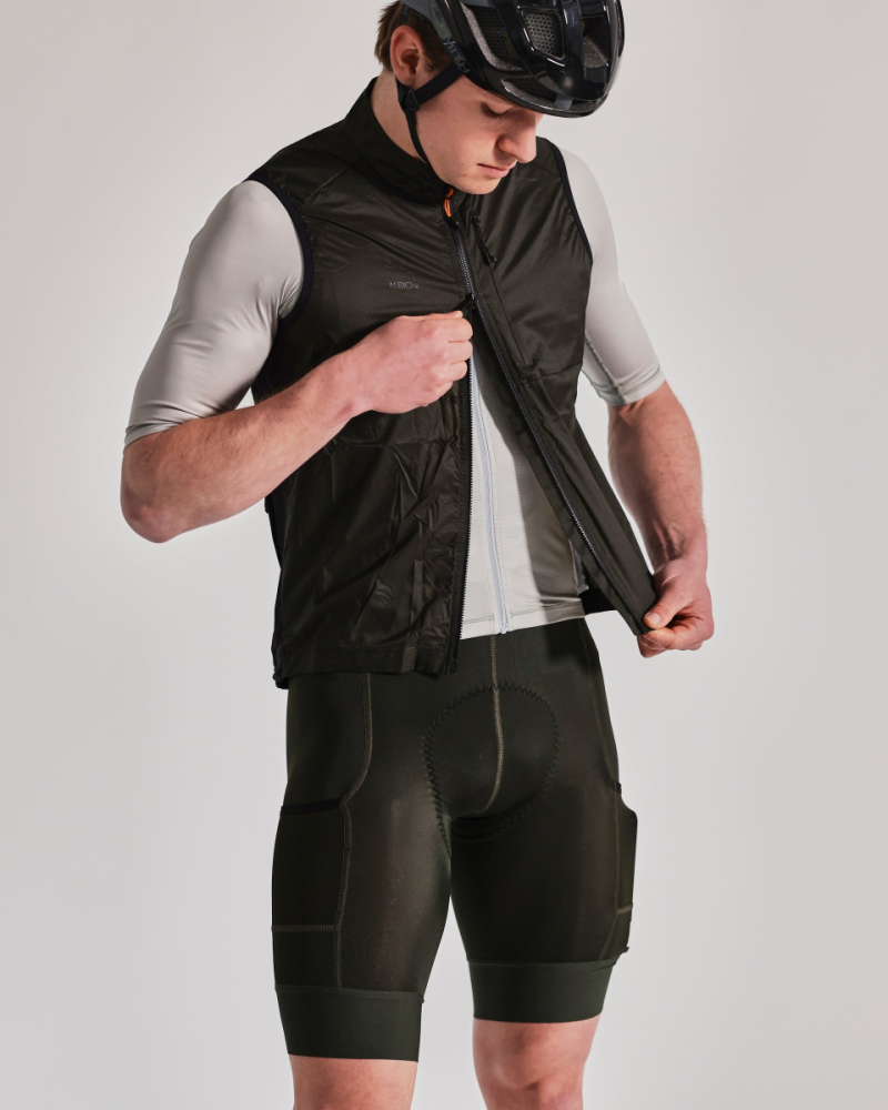 Albion Cycling Men's Wind Gilet (Rosin)