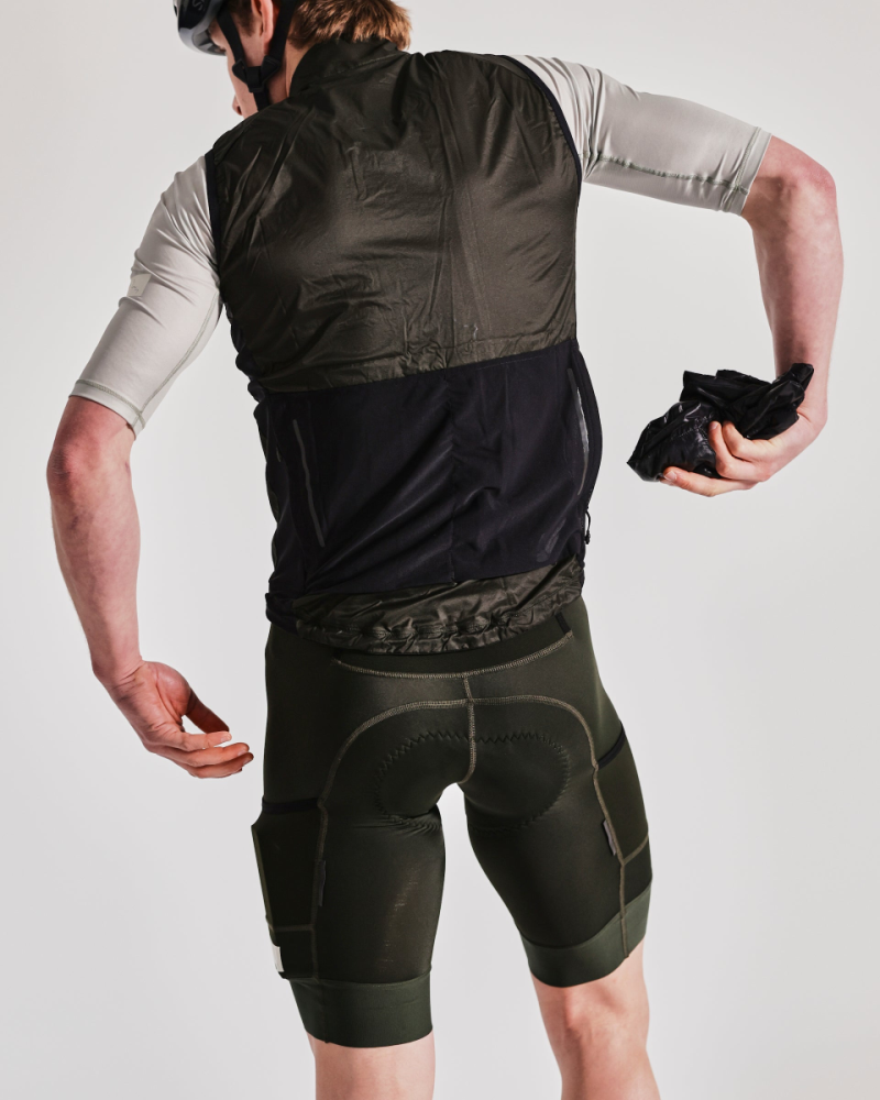 Albion Cycling Men's Wind Gilet (Rosin)
