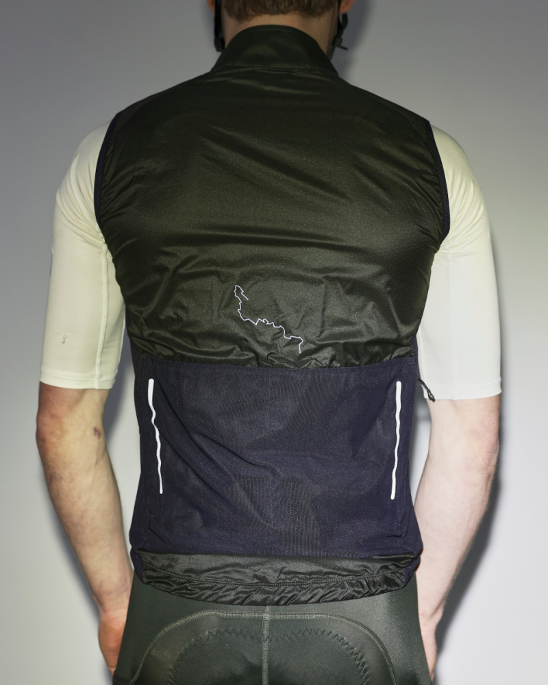 Albion Cycling Men's Wind Gilet (Rosin)