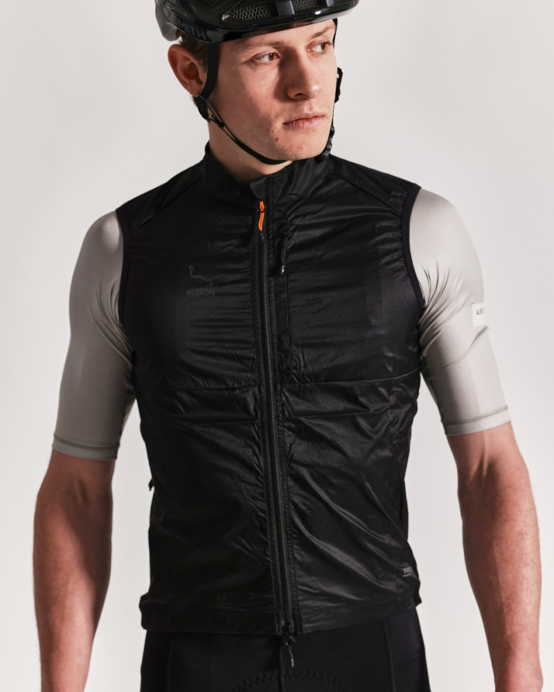 Albion Cycling Men's Wind Gilet (Black)