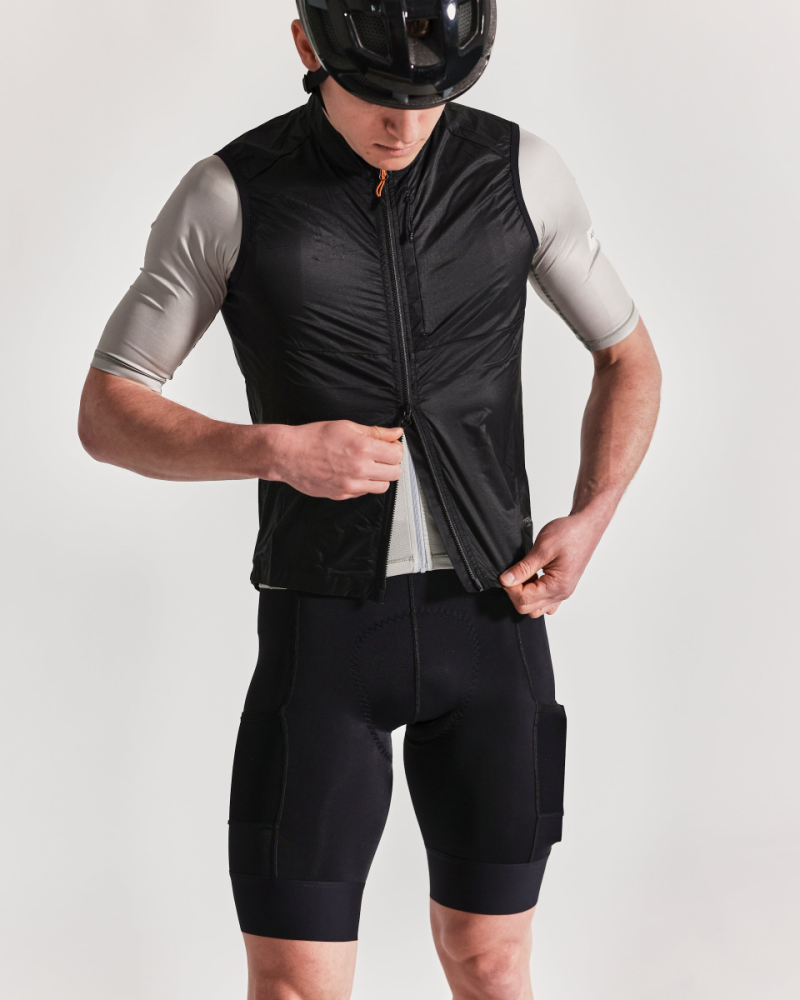 Albion Cycling Men's Wind Gilet (Black)