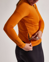 Albion Cycling Women's Traverse Long Sleeve Jersey (Burnt Orange)