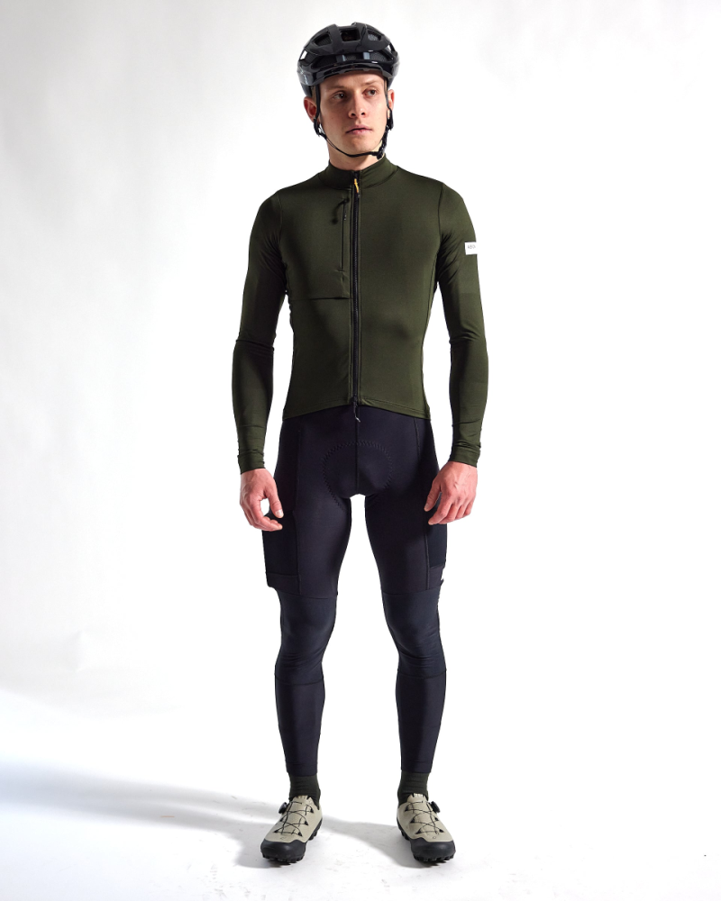Albion Cycling Men's Traverse Long Sleeve Jersey (Rosin)