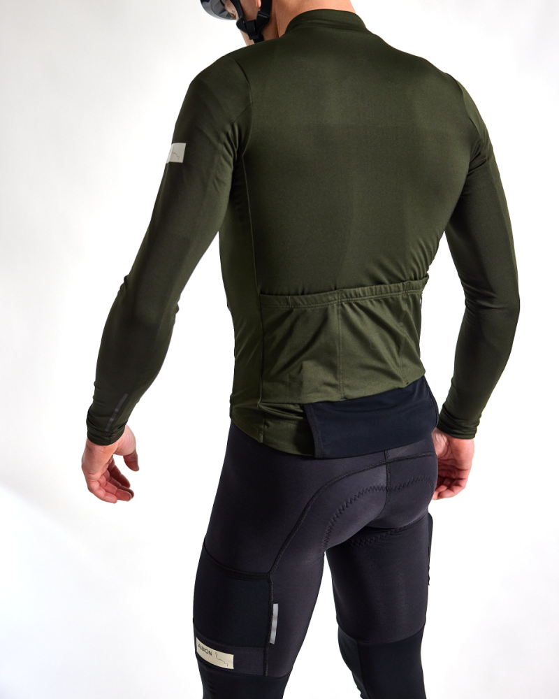 Albion Cycling Men's Traverse Long Sleeve Jersey (Rosin)