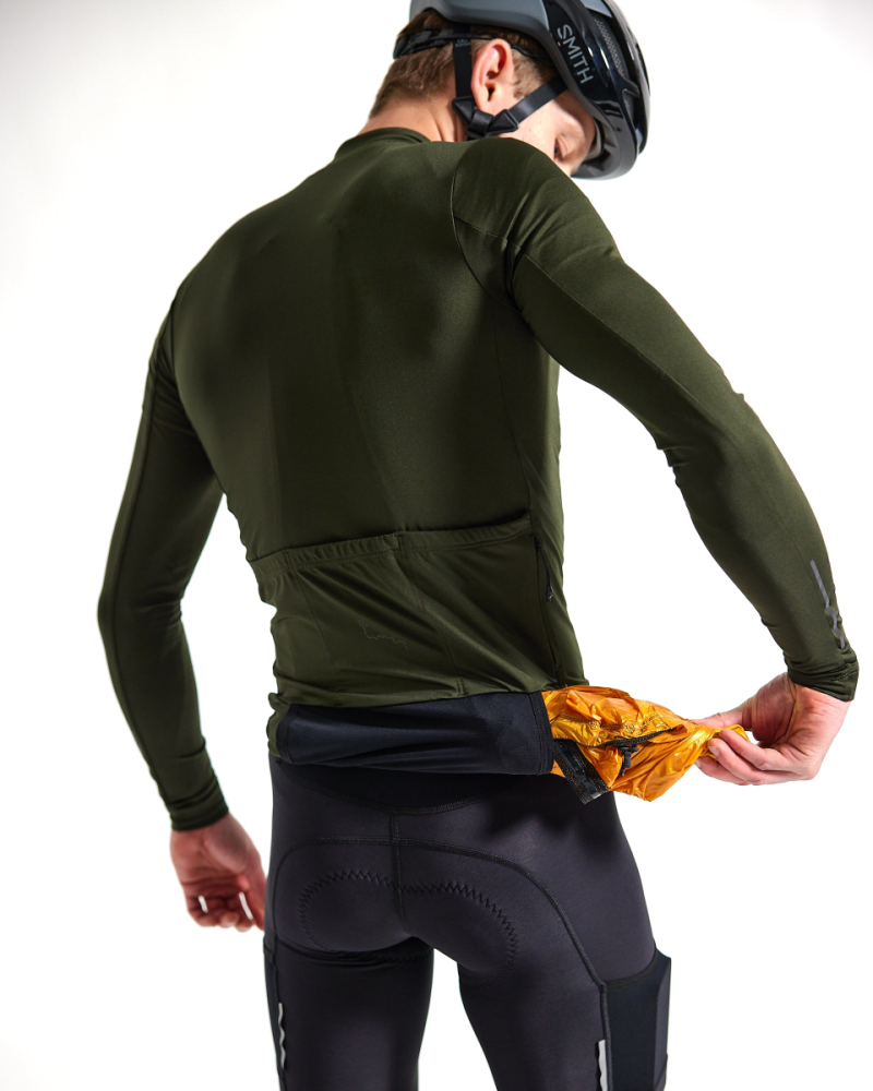 Albion Cycling Men's Traverse Long Sleeve Jersey (Rosin)