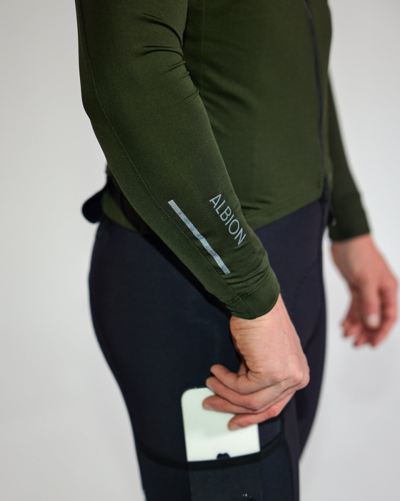 Albion Cycling Men's Traverse Long Sleeve Jersey (Rosin)