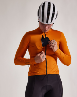 Albion Cycling Men's Traverse Long Sleeve Jersey (Burnt Orange)