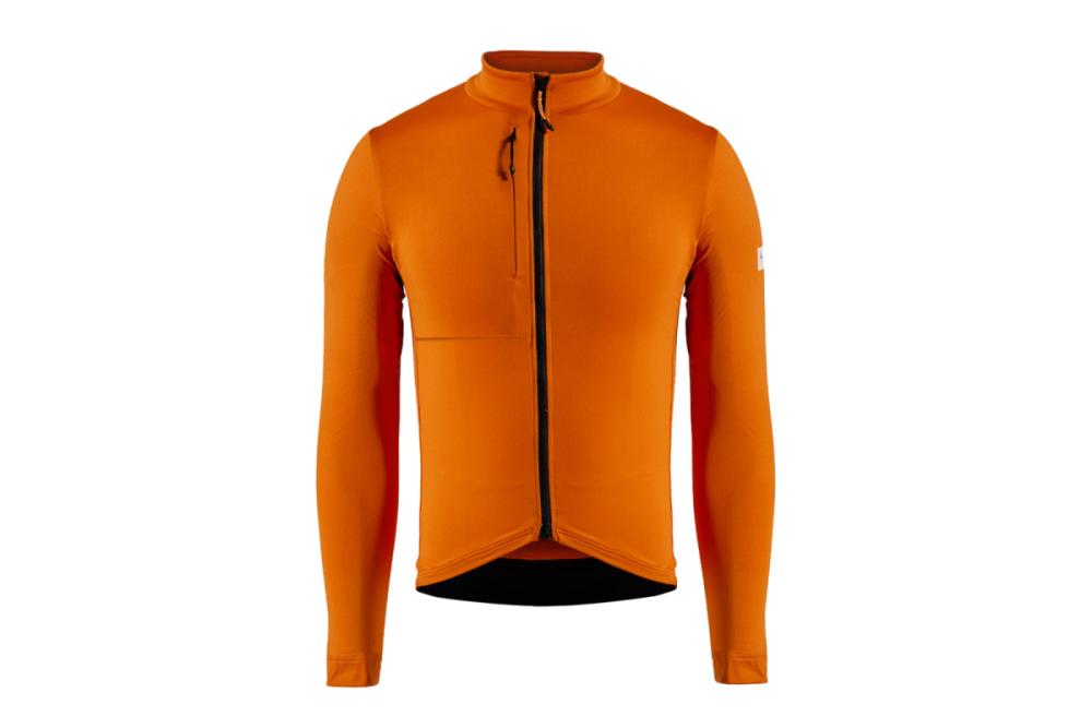 Albion Cycling Men's Traverse Long Sleeve Jersey (Burnt Orange)