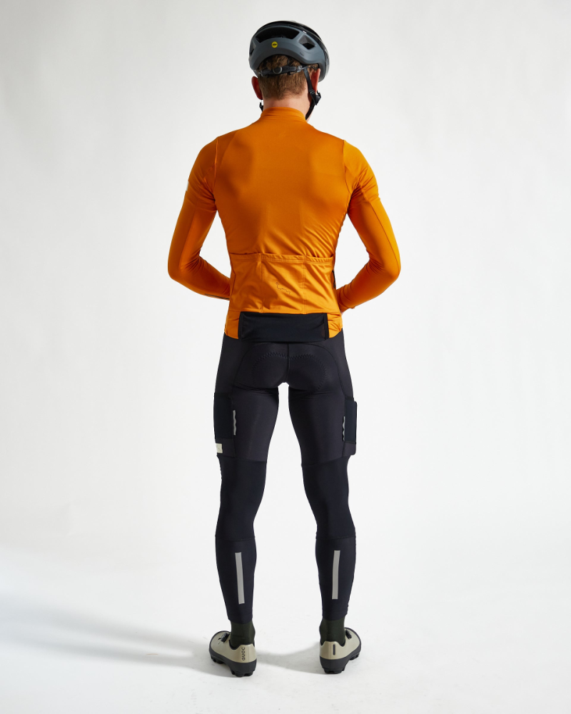 Albion Cycling Men's Traverse Long Sleeve Jersey (Burnt Orange)