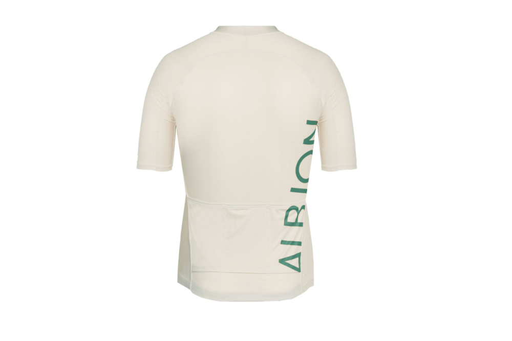 Albion Cycling Women's All Road Lightweight Short Sleeve Jersey (Stone White)