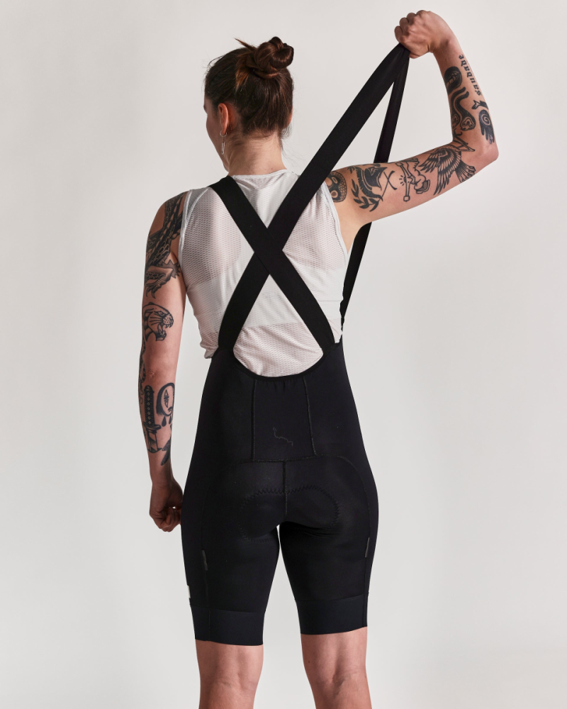 Albion Cycling Women's ABR1 Bib Shorts (Black)