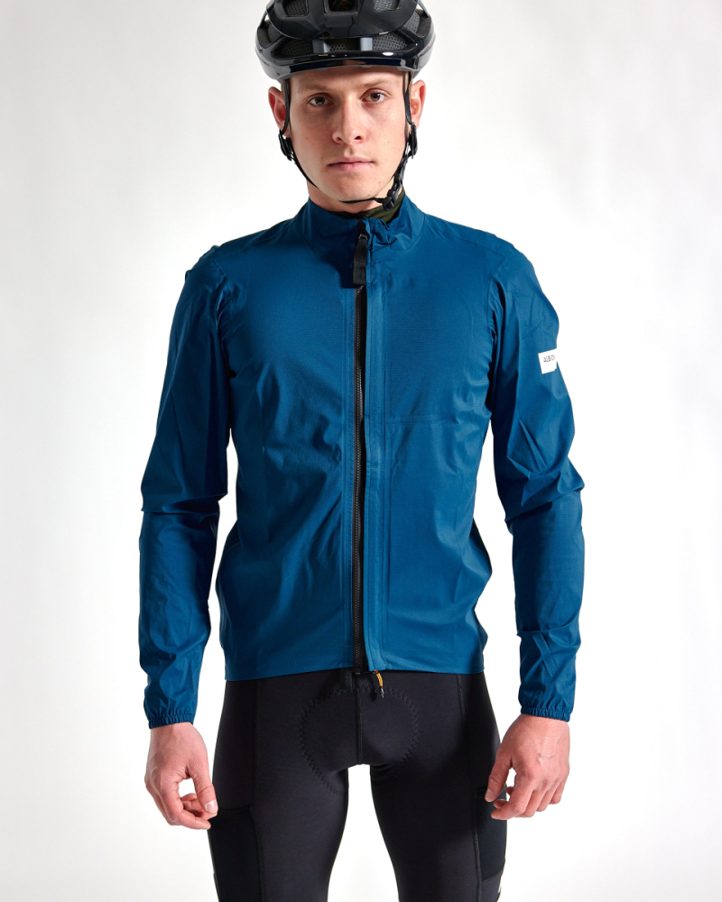 Albion Cycling Men's All Road Pertex® Shield Rain Jacket (Tarn Blue)