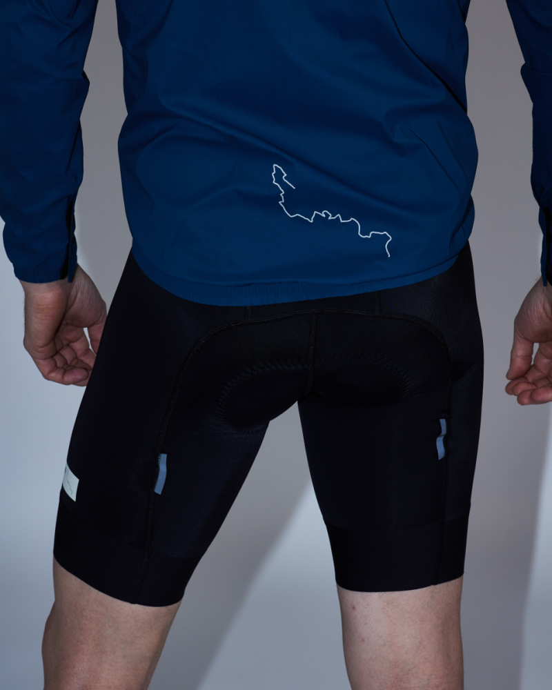 Albion Cycling Men's All Road Pertex® Shield Rain Jacket (Tarn Blue)