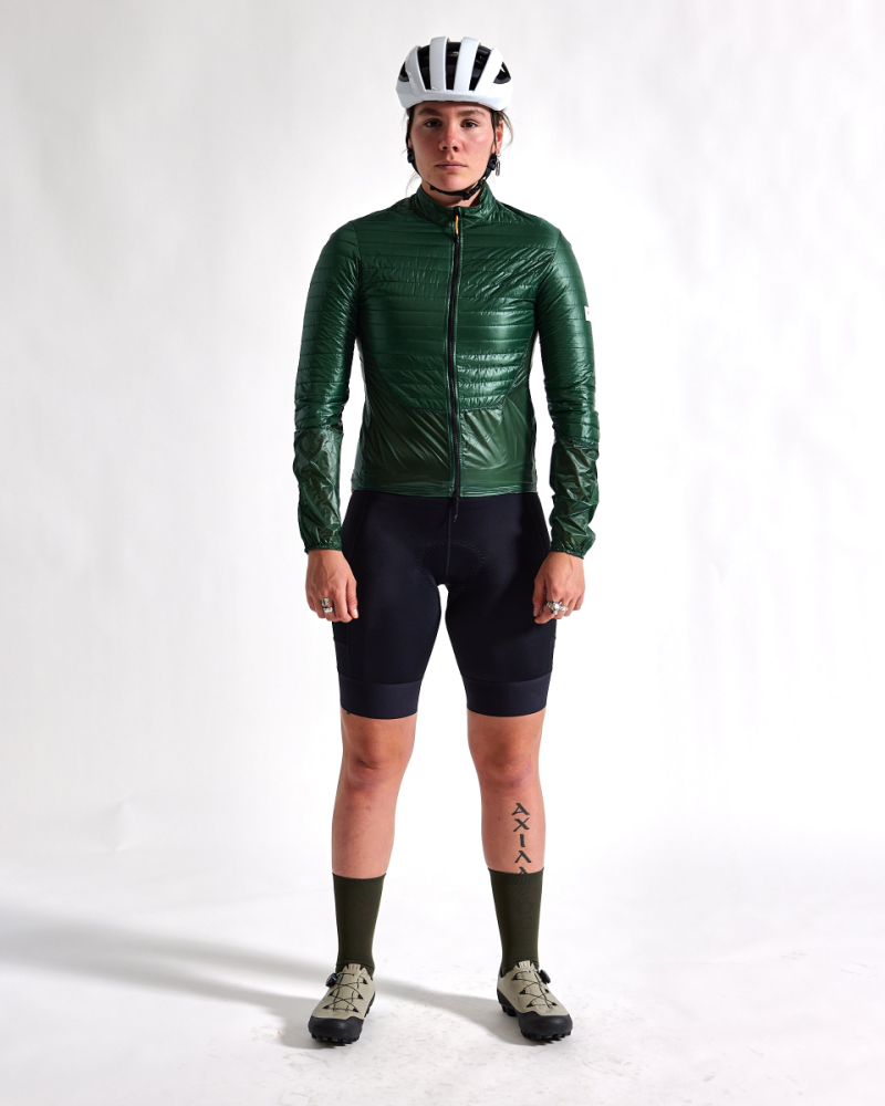 Albion Cycling Unisex Ultralight Insulated Jacket (Forest Green)