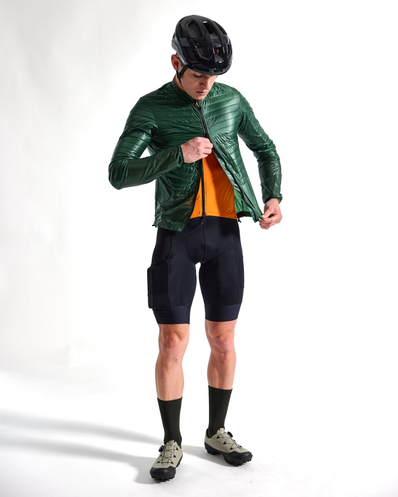 Albion Cycling Unisex Ultralight Insulated Jacket (Forest Green)